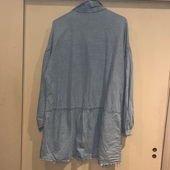 Washed out color denim mini or tunic size XL - Picture 8 of 12